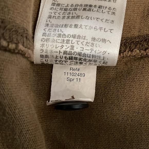 Eddie Bauer Long Sleeve, Henley, Tan, Large Tall - Picture 8 of 9